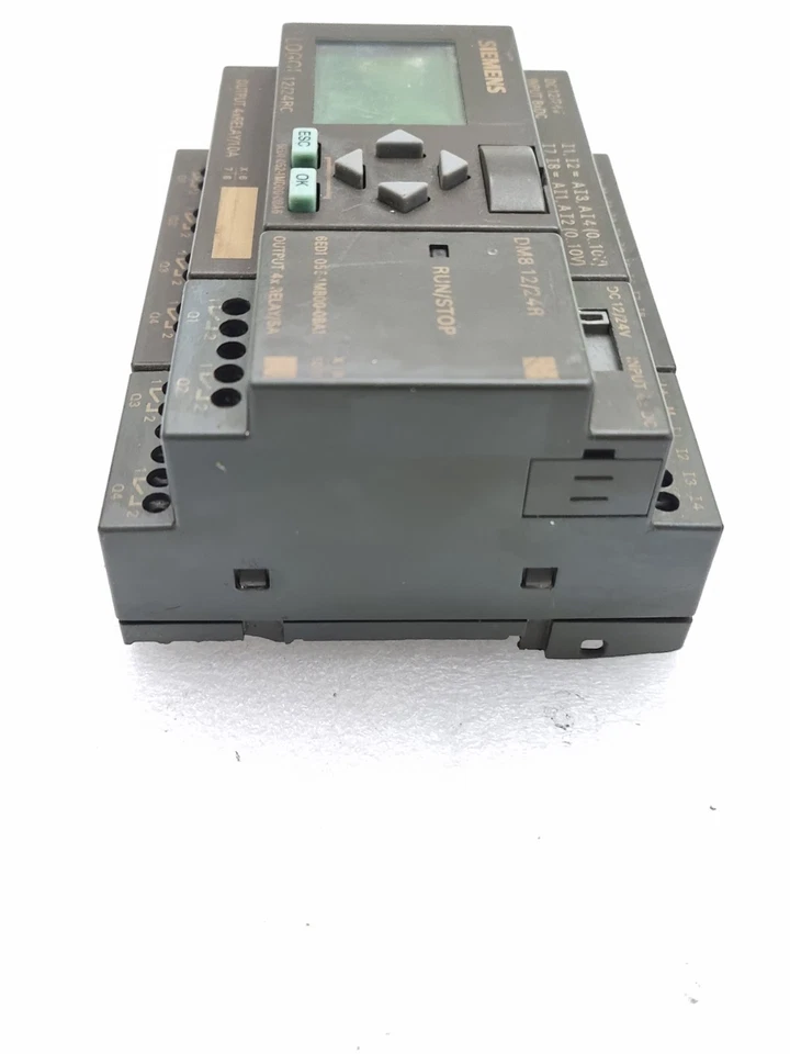 Siemens 6ED1052-1MD00-0BA6 Logo With 6ED1055-1MB00-0BA1 Expansion Module (Used)